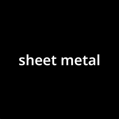 sheet metal 意味|英語「sheetmetal」の意味・使い方・読み方 .